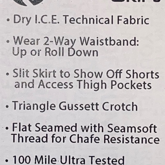 InknBurn Ryu Sport Skirt Size 8 Skort Running Tennis Golf Athletic - Picture 6 of 7